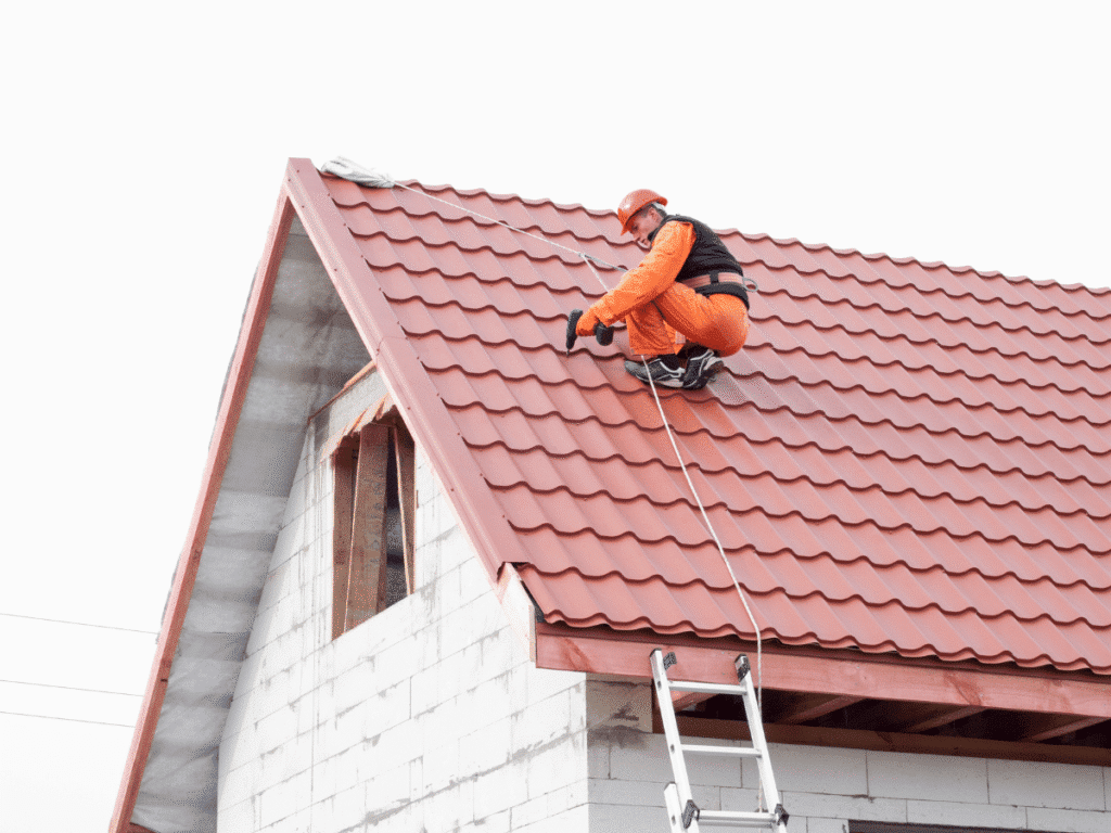 Roof inspection project for property owners searching roofing contractor near me
