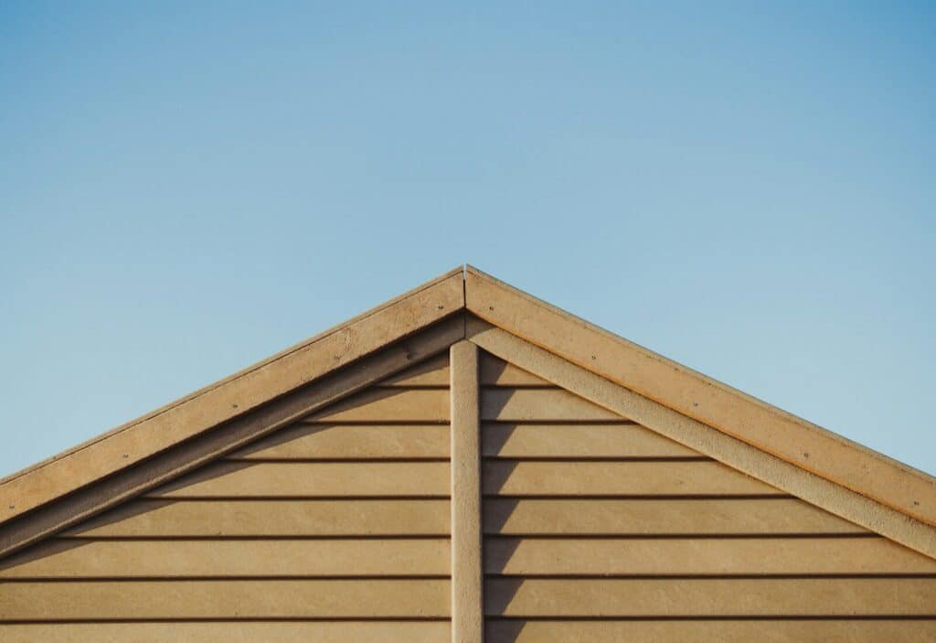 photo of brown wooden house roof under clear blue sky for Roofing Contractor in Miami, FL