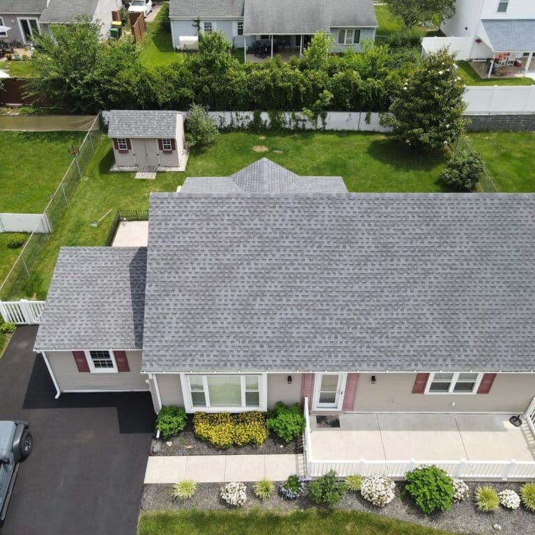 Roofing contractor near me completing a residential roof project in Lakewood Park, FL